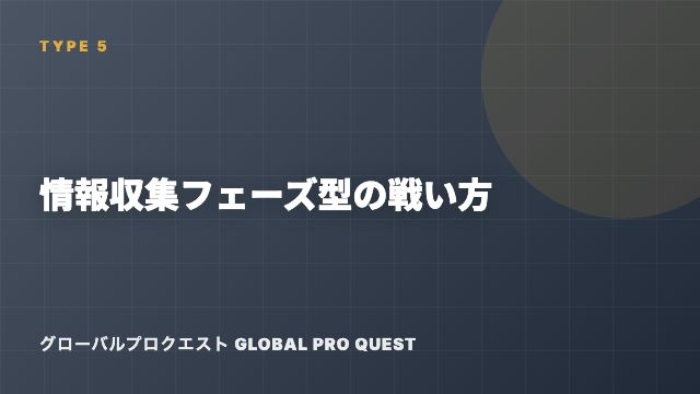 情報収集フェーズ型の戦い方ガイド 表紙