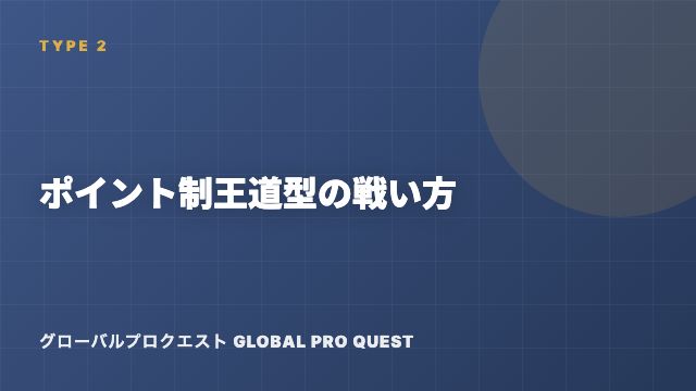ポイント制王道型の戦い方ガイド 表紙